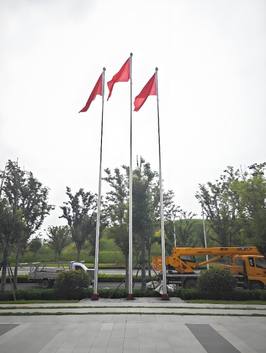 郑州同创旗杆自有生产车间实拍